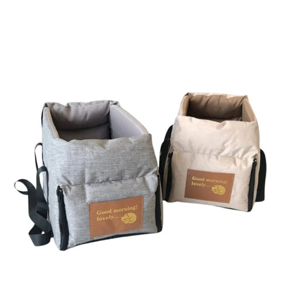 Draagbaar auto dierenzitje – Veilig en comfortabel