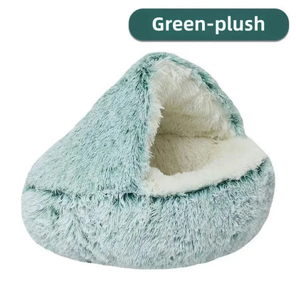 Zachte pluche kattenmand - 2 in 1 mand